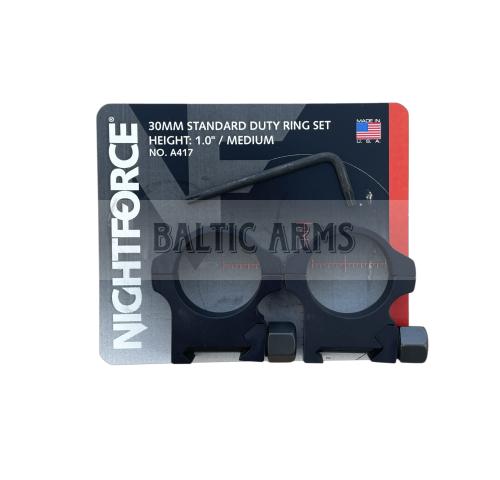 NightForce Optikos laikiklis 30MM 1" MED  A417
